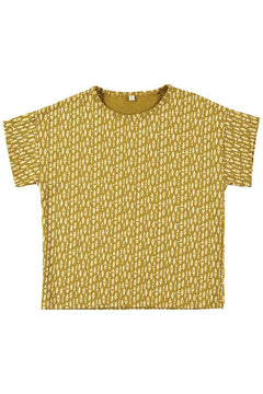 Lasten T-paita Ethnic Mustard