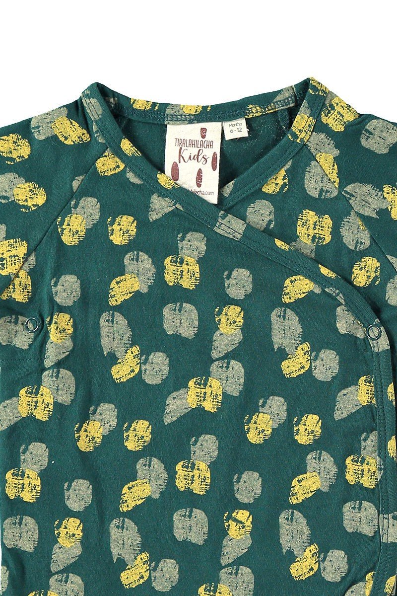 Vauvan Body Footprints Blue/Green