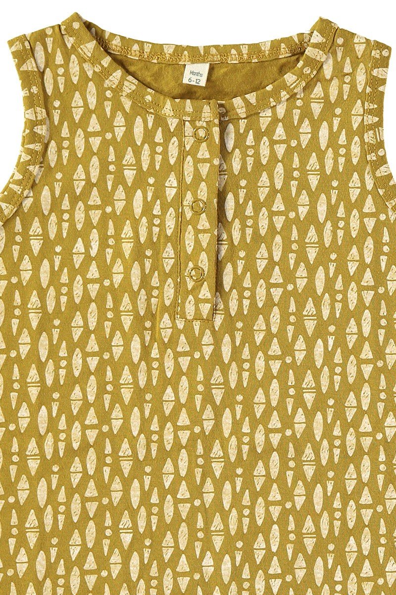 Vauvan Potkupuku Ethnic Mustard