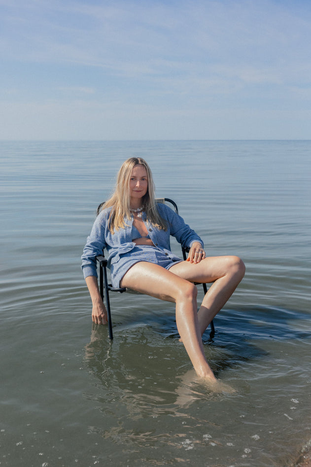 Sabbia Cardigan Light Blue