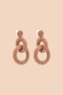 Gia Earrings Rose Gold