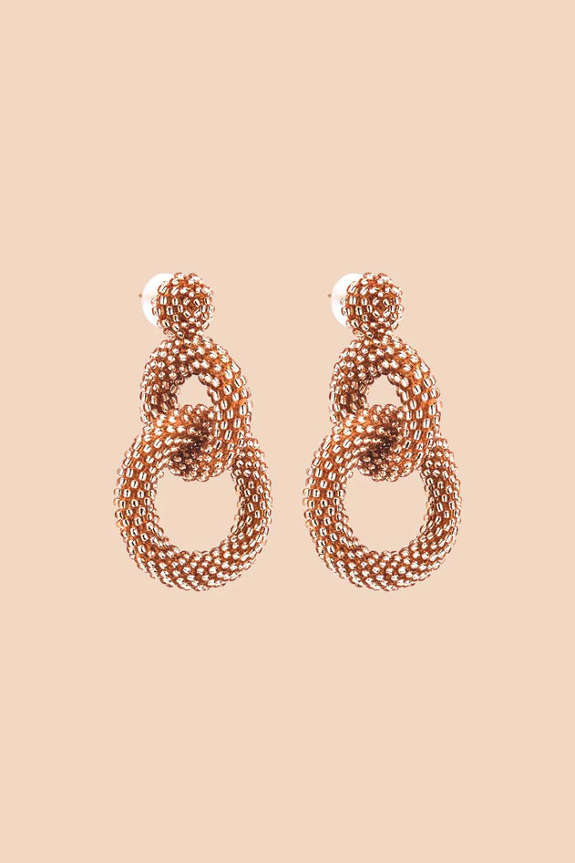 Gia Earrings Rose Gold