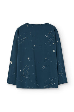 Kids' Gayle T-Shirt Constellations Blue
