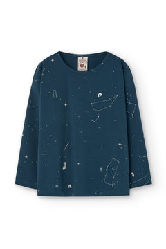Kids' Gayle T-Shirt Constellations Blue