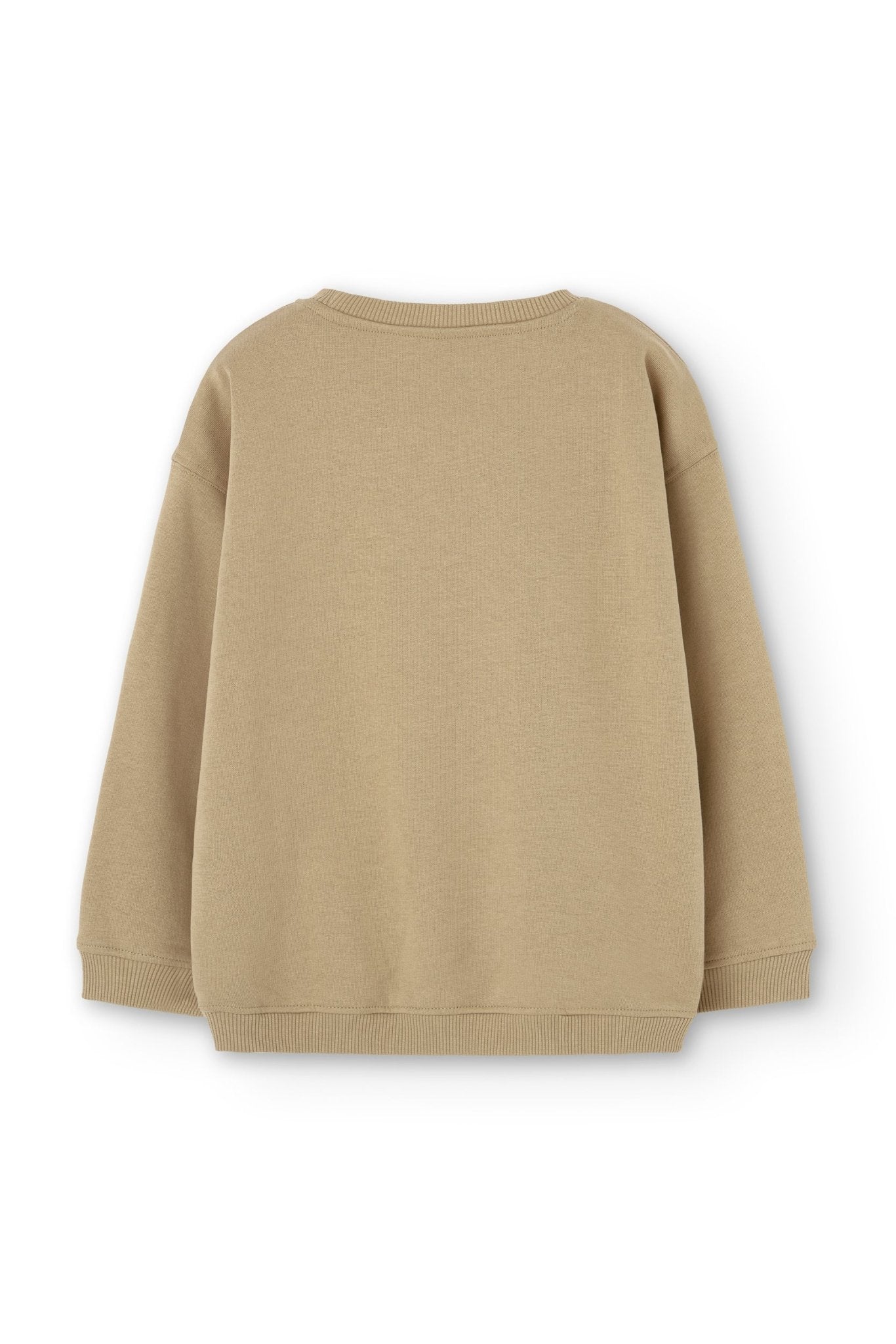 Kid's Gaby Raglan Sleeve Sweatshirt Beige