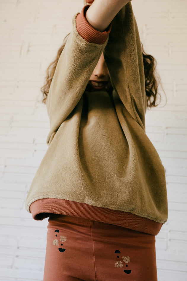 Ginger Lasten Collegepusero Beige