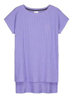 Uoma Ribbed Tunic Purple