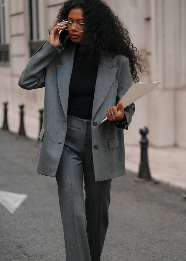 Keanu Tailored Blazer Grey