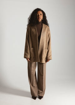 Astoria Wool Coat Brown