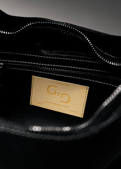 The Caviar Leather Bag Black