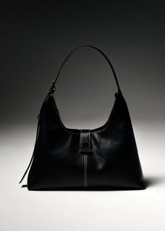 The Caviar Leather Bag Black