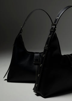 The Caviar Leather Bag Black