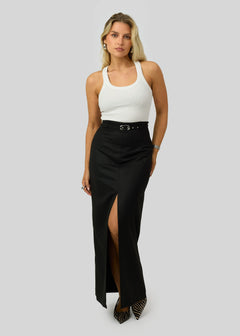Jimmy Scoop-Neck Ribbed Tank Top White