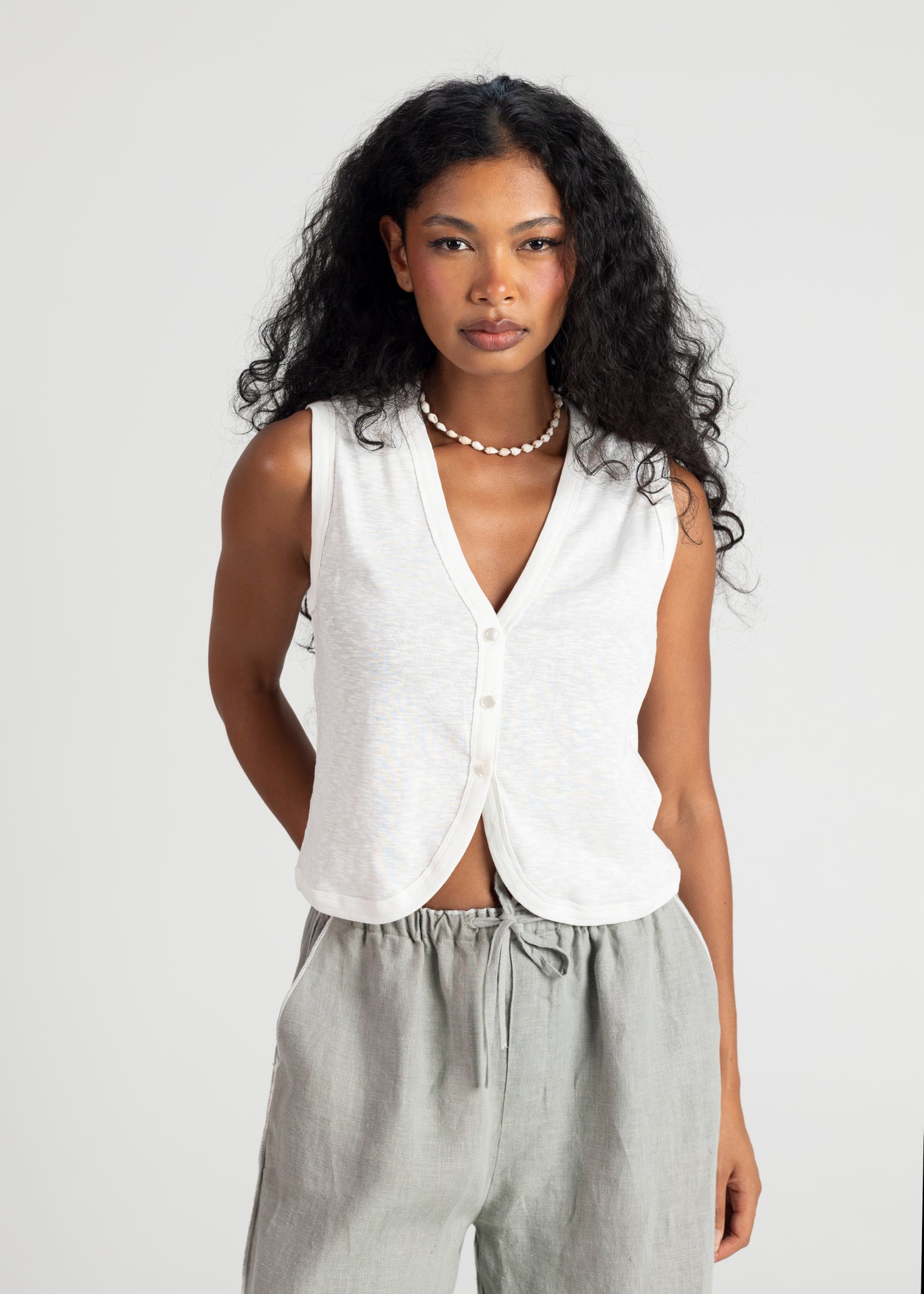Cali Vest - White