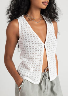 Devi Vest White