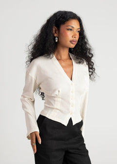 D'Arc Blouse Beige
