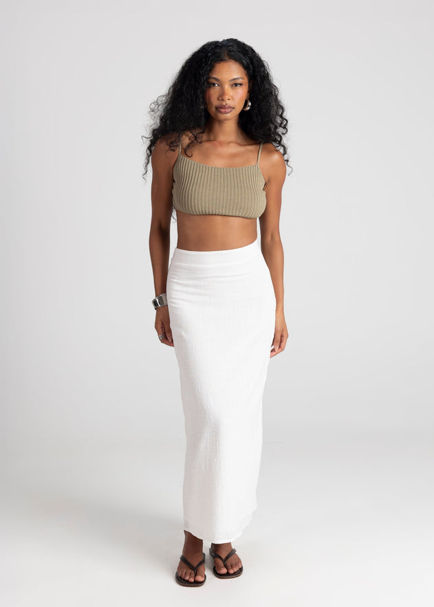 Aruba Backless Top Green