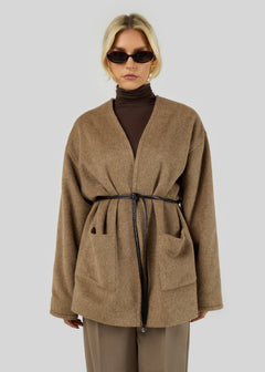 Astoria Wool Coat Brown