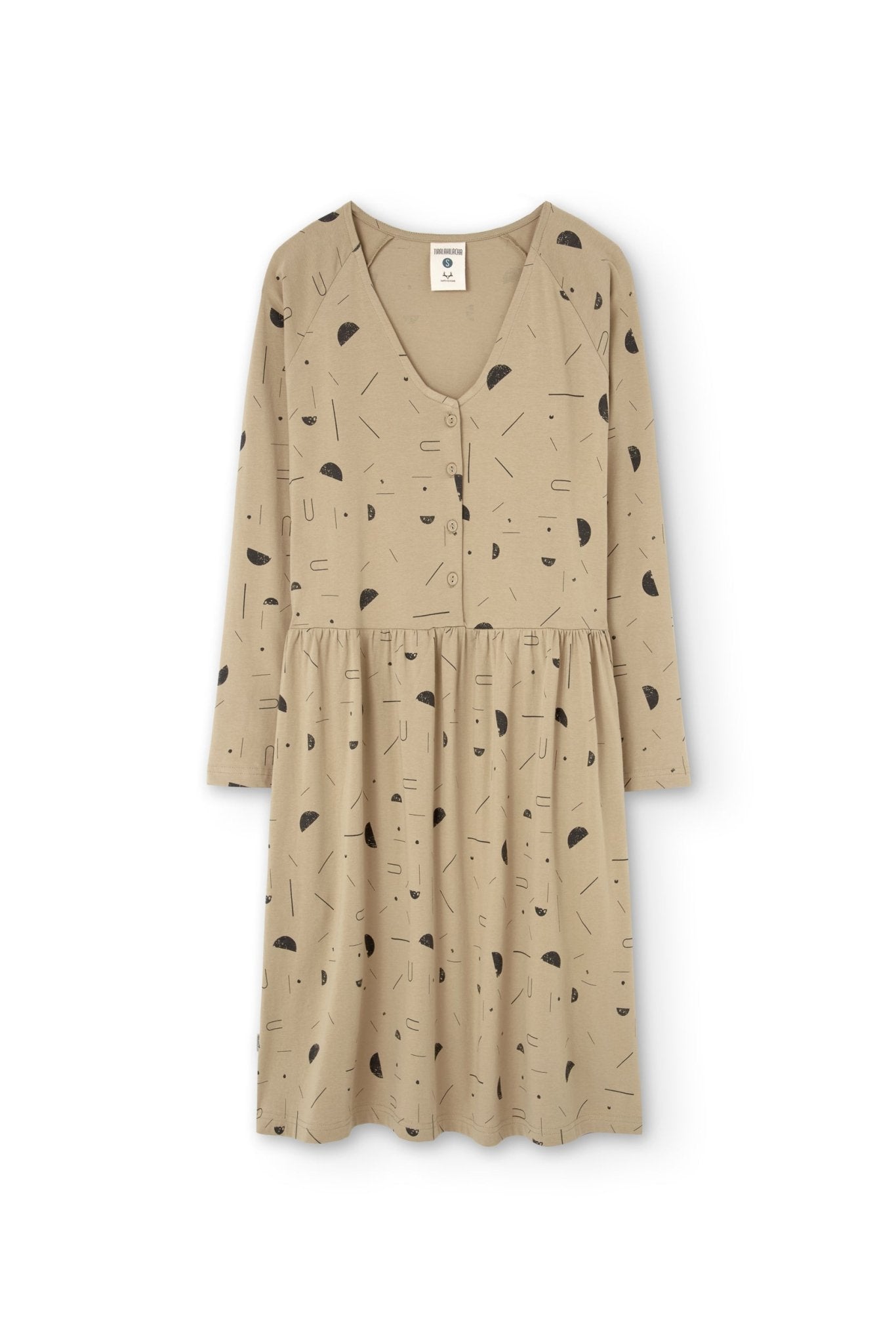 Giorgia Puuvillamekko Beige Sidereal Rain