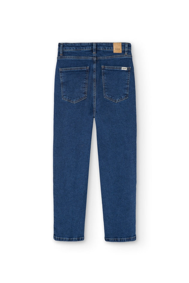 Gueda Momfit Denim Trousers Vintage Blue