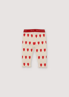 Singapore Baby Leggings Love Motif Red