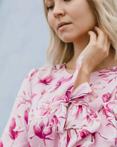 Hailey Dress Ballet of Blossoms Pink - IVALO.COM