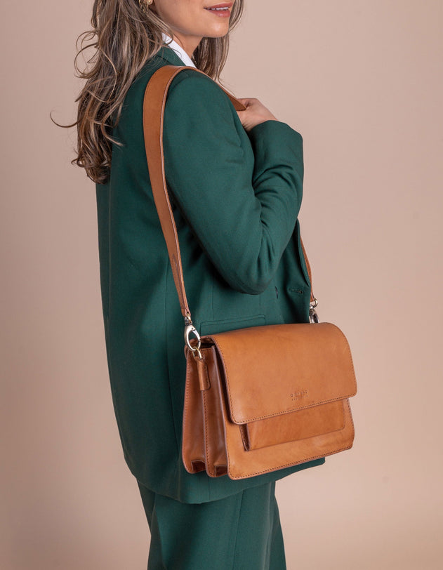 Harper Classic Leather Cognac