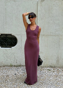 Amy Maxi Dress Plum
