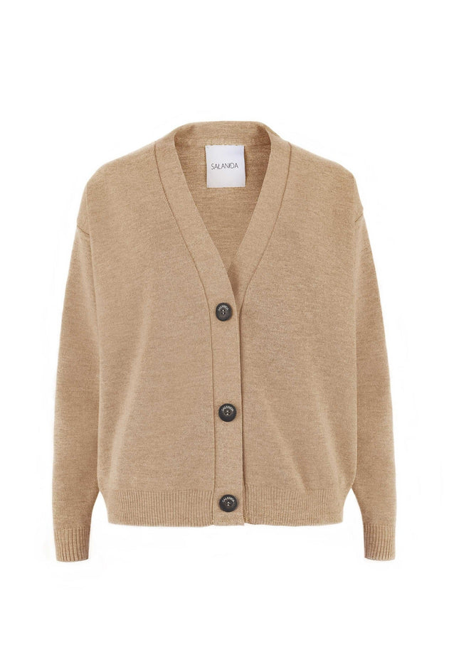 Bene Merino Cardigan Beige