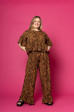 Flirty Blouse Leopard