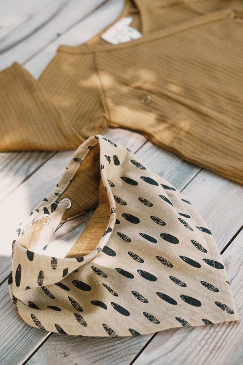 Baby's Jady Bib Stones Beige