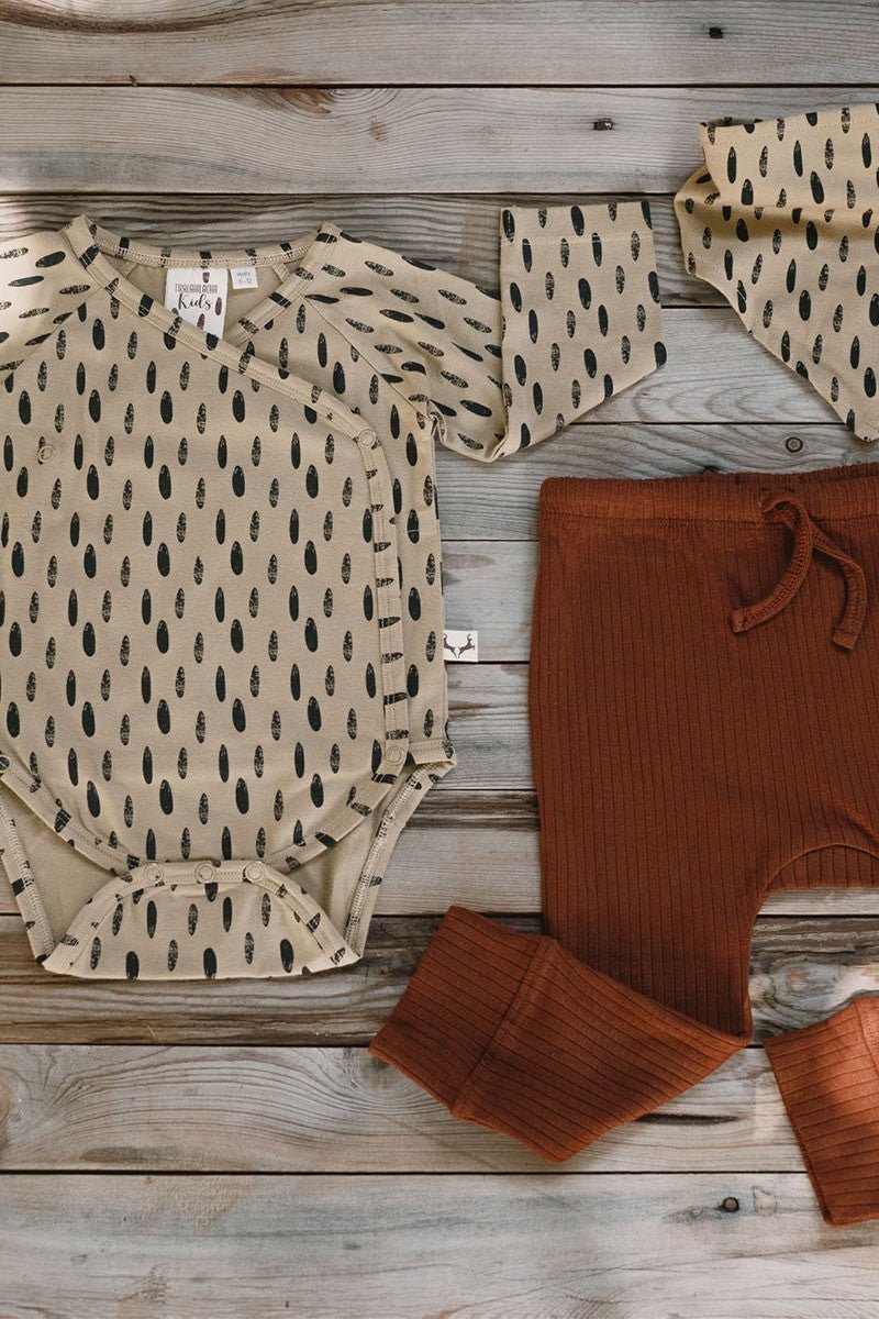 Baby's Jael Bodysuit Stones Beige