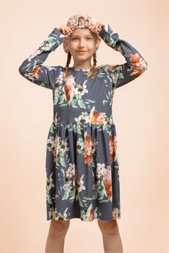 Kids' Blue Blossom Dress