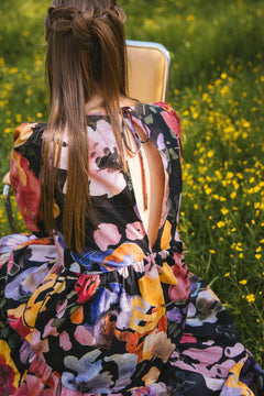 Tiered Midi Dress Wild Lea