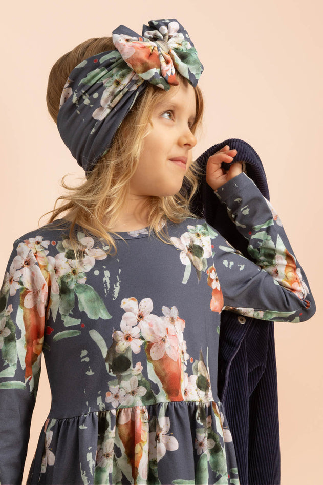 Kids' Valkama Headwrap Blue Blossom