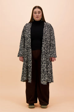 Rib Rollneck Long Sleeve Black