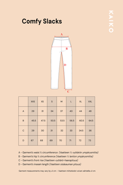 Comfy Slacks Dark Blue
