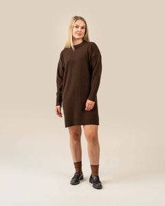 Kajo Knitted Dress Brown