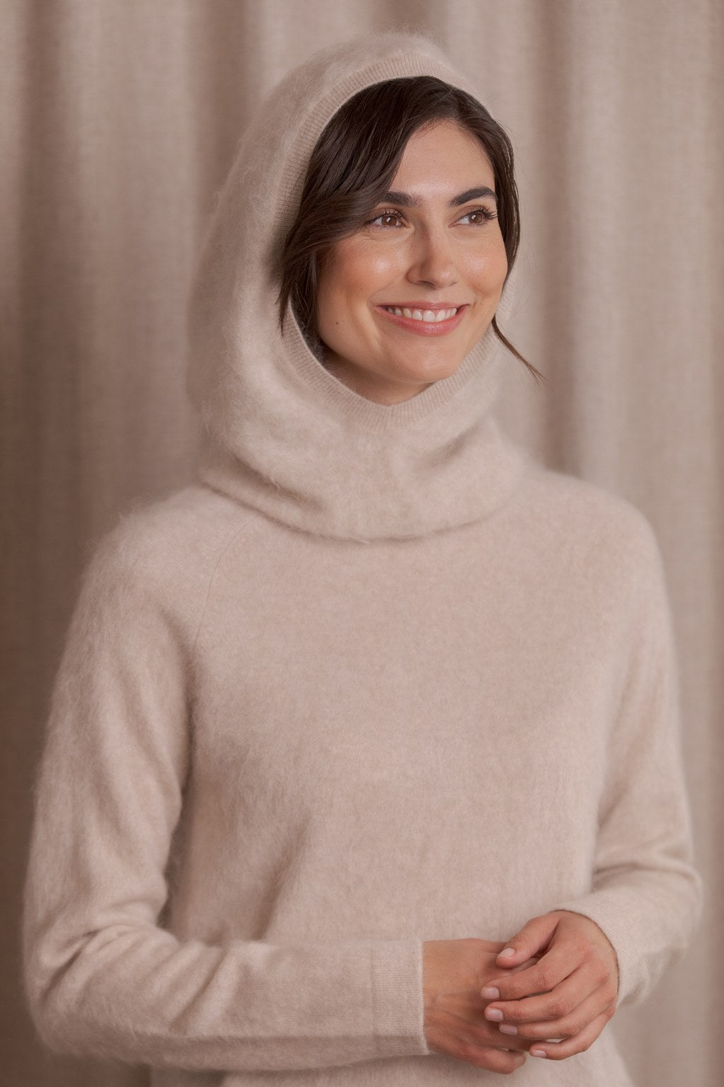 Cashmere Hood Latte