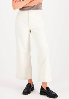 Kate Cropped Jeans Off White