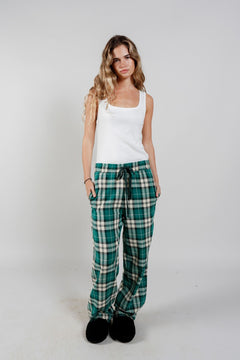 Jim Jam Organic Cotton Pyjama Bottoms Green