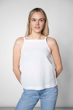 Lightweight Cotton Top White
