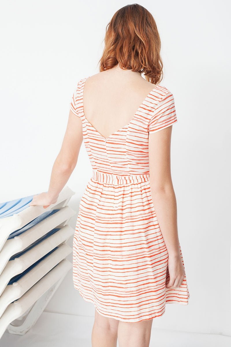 Moira Puuvillamekko Red Stripes