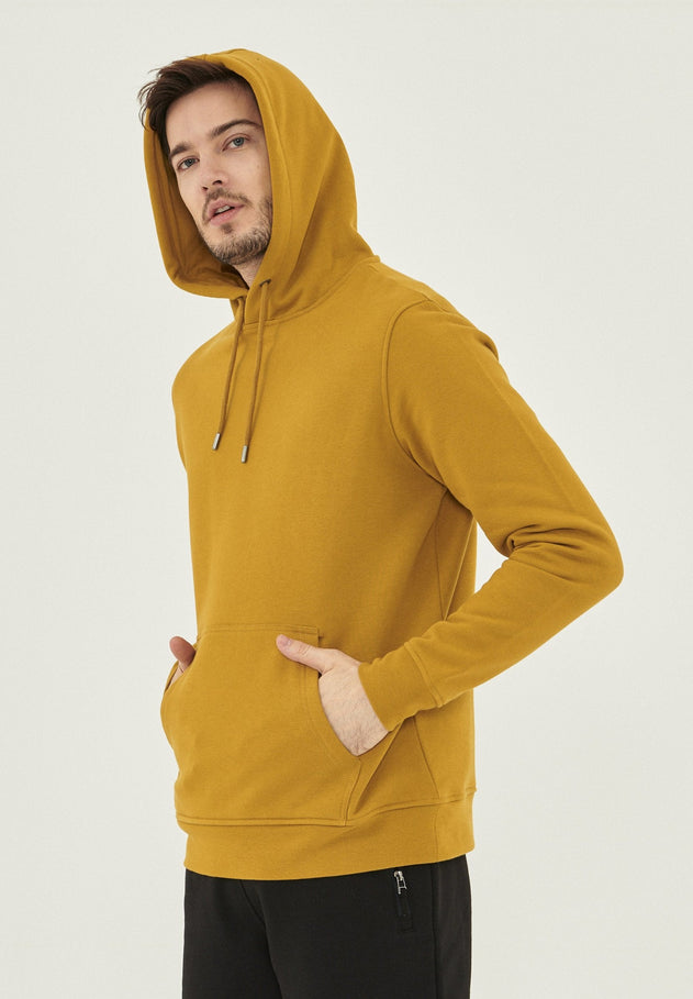 Men's Organic Cotton Hoodie With Kangaroo Pocket Tobacco