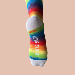 Sock Rainbow White