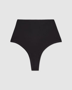 Micro Highwaist Thong 3-Pack Black