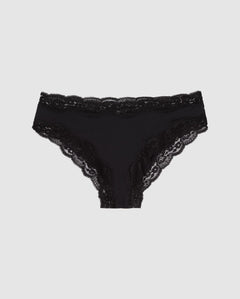 Micro Lace Cheeky Black