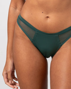 Micro Period Bikini Briefs Pine Green