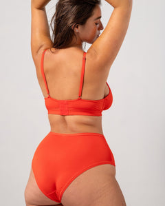 Micro Scoop Bra Fiery Red