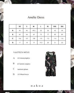 Amélie Layered Dress Noir